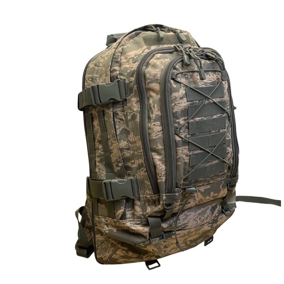Code Alpha Men’s Light Green Nylon Digital Camo 4.5” Expandable Tactic Backpack - Picture 2 of 15